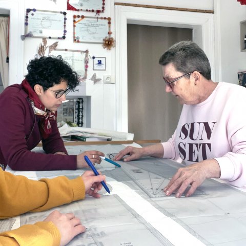 Travail sur le patronage 